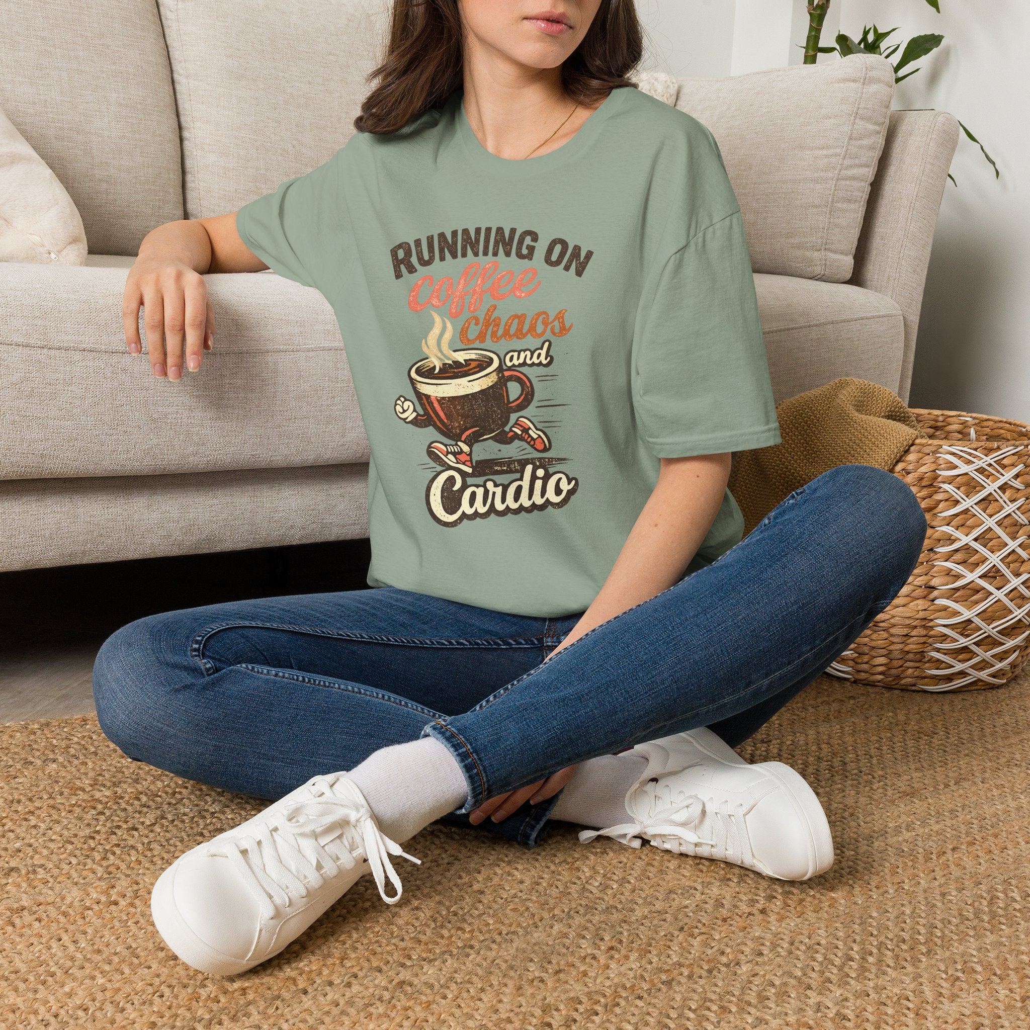 Running on Coffee, Chaos & Cardio T-Shirt