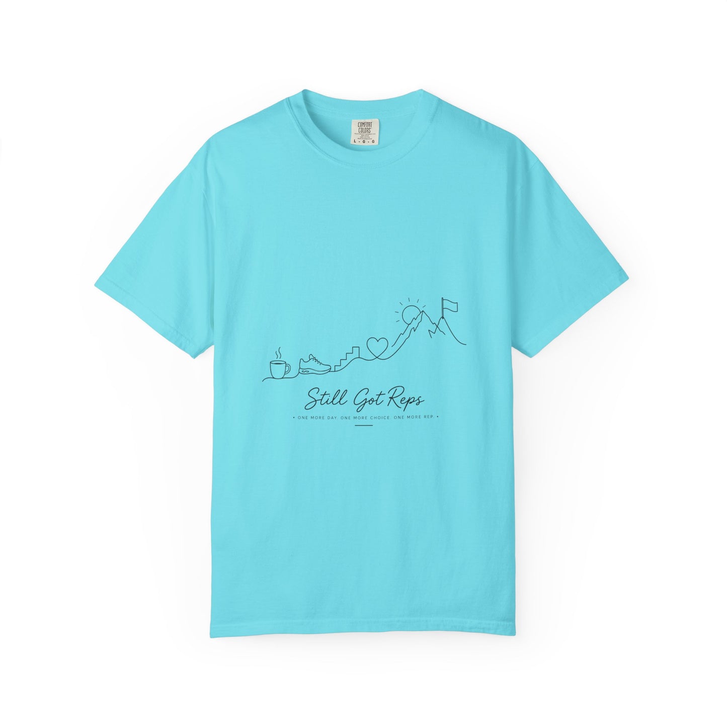 Still Got Reps T-Shirt — Minimal Line Art Fitness Tee