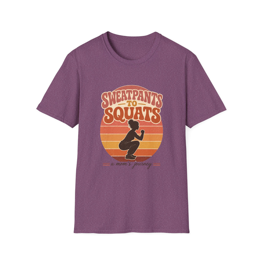 Sweatpants to Squats T-Shirt — Retro Fitness Motivation Tee
