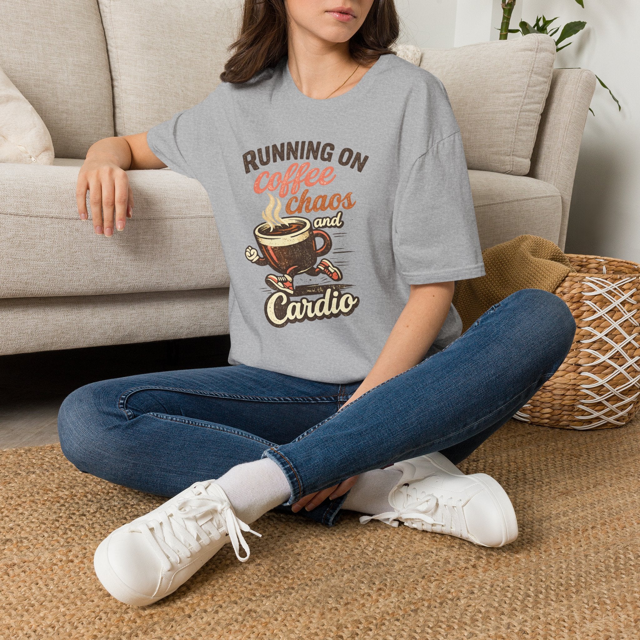 Running on Coffee, Chaos & Cardio T-Shirt