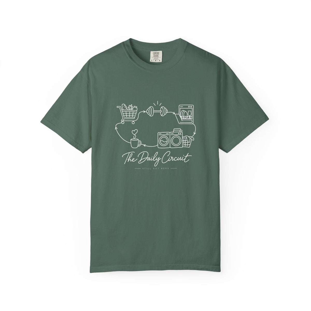 Daily Circuit Household Routine Line Art T-Shirt