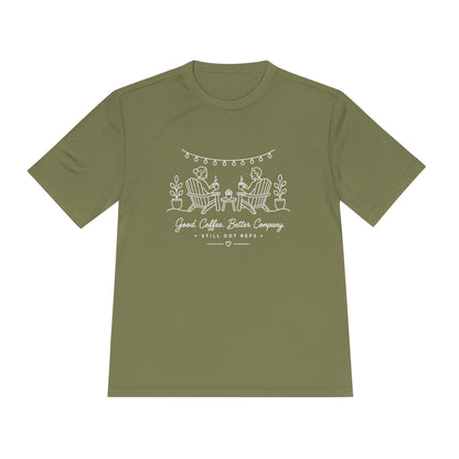 Good Coffee Great Company Line Art Dry Fit T-Shirt