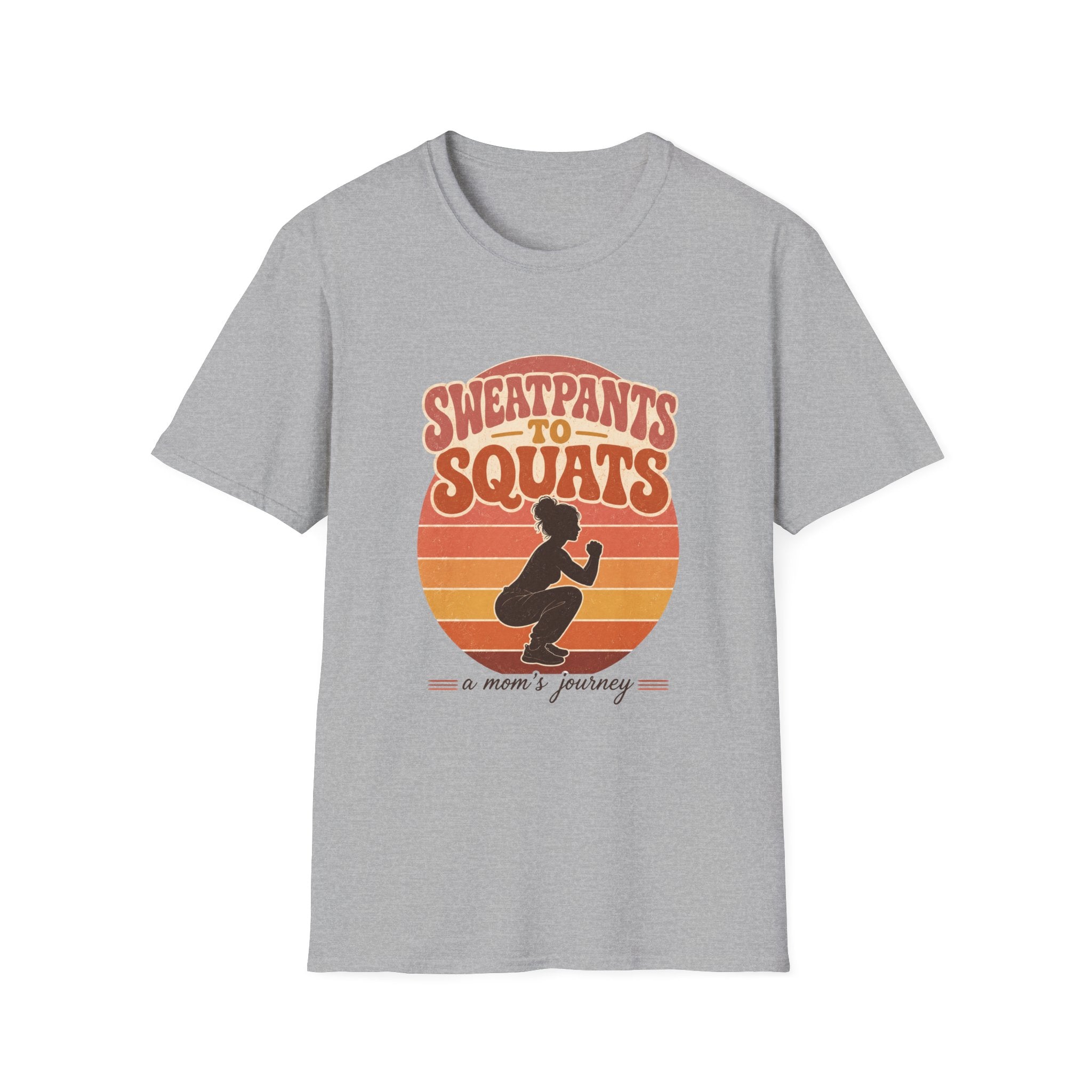 Sweatpants to Squats T-Shirt — Retro Fitness Motivation Tee