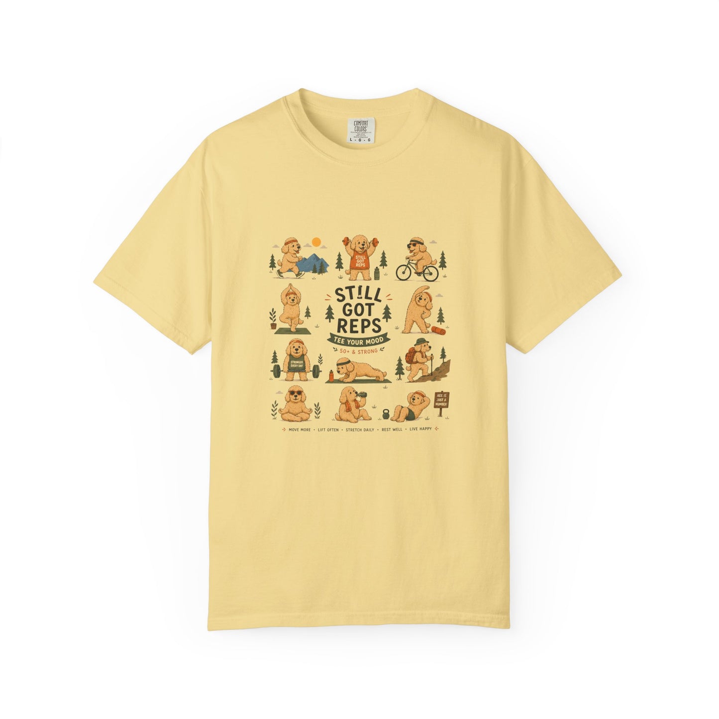 Still Got Reps Bear T-Shirt — Funny Workout Camping Graphic Tee