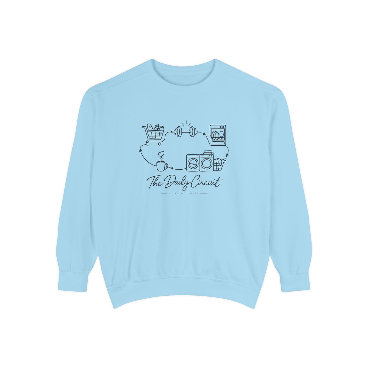 Lifestyle Wellness Pullover | The Daily Circuit Graphic Sweatshirt | Daily Habit Top