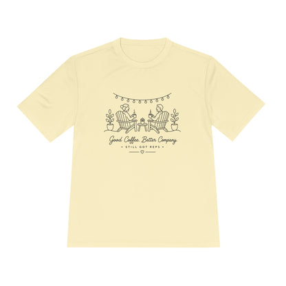 Good Coffee Great Company Line Art Dry Fit T-Shirt