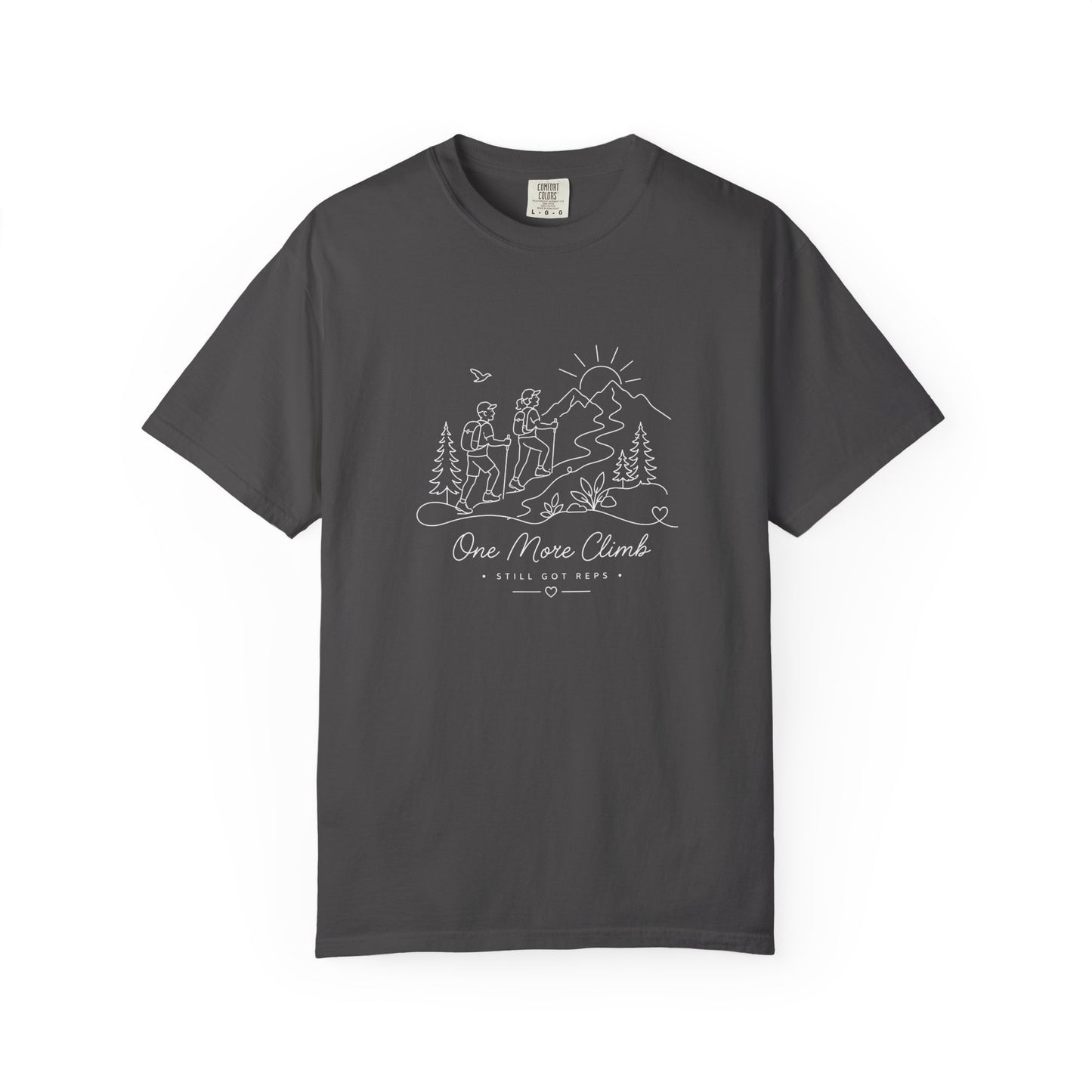 Adventure Series, T-Shirt — Classic Plain White Garment-Dyed Tee