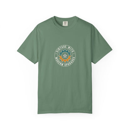 Vintage Gear T-Shirt — "Vintage With Modern Upgrades" Graphic Tee