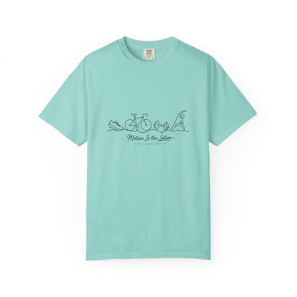 Adventure, Classic White Garment-Dyed T-Shirt for 'Motion Is the Lotion'