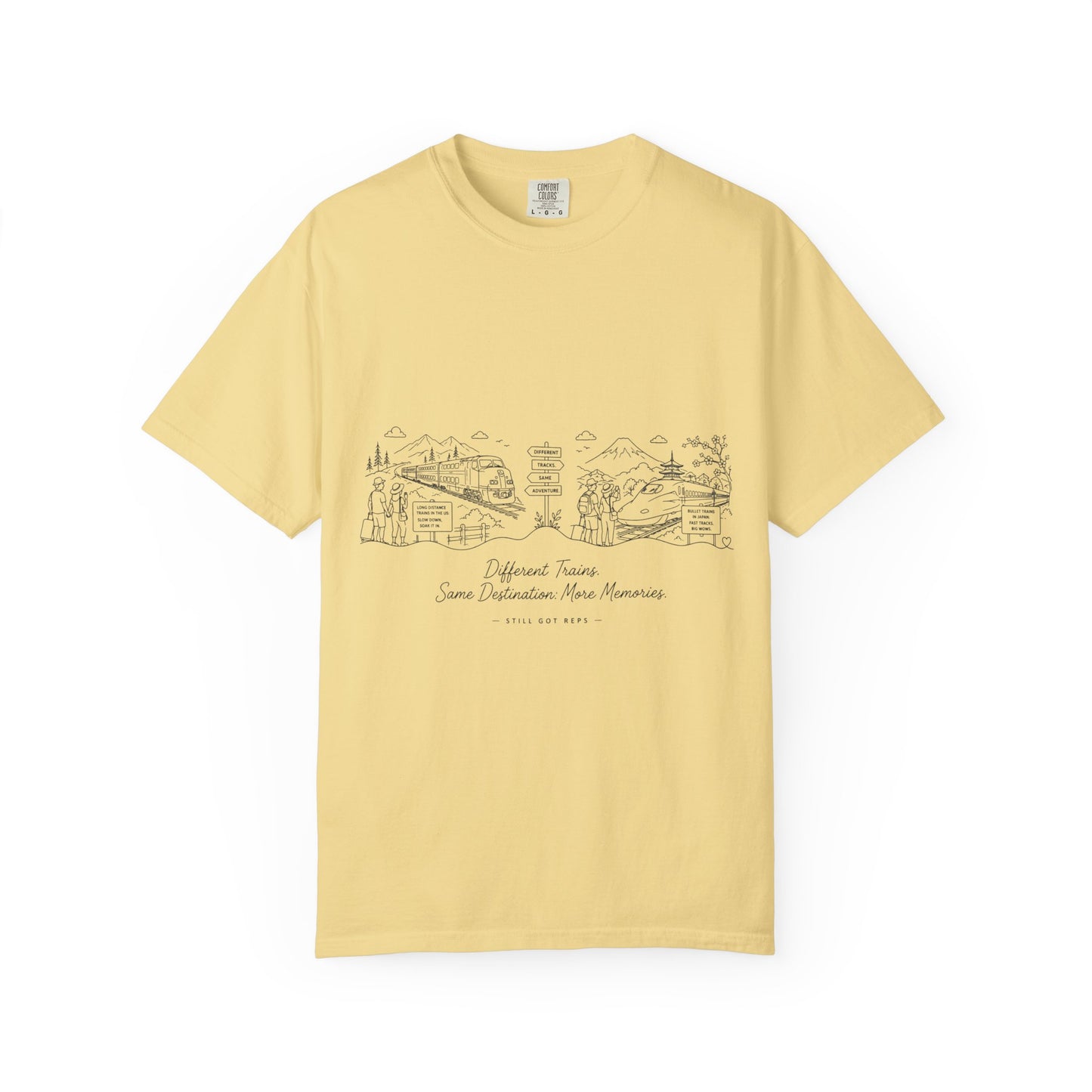 Sketch Map T-Shirt — Appalachian Trail Scenic Trailhead Tee
