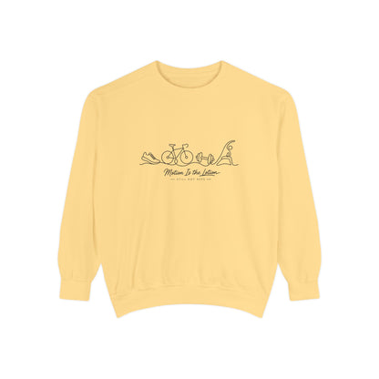 Lifestyle Wellness Pullover | Motion is the Lotion Graphic Sweatshirt | Daily Movement Top