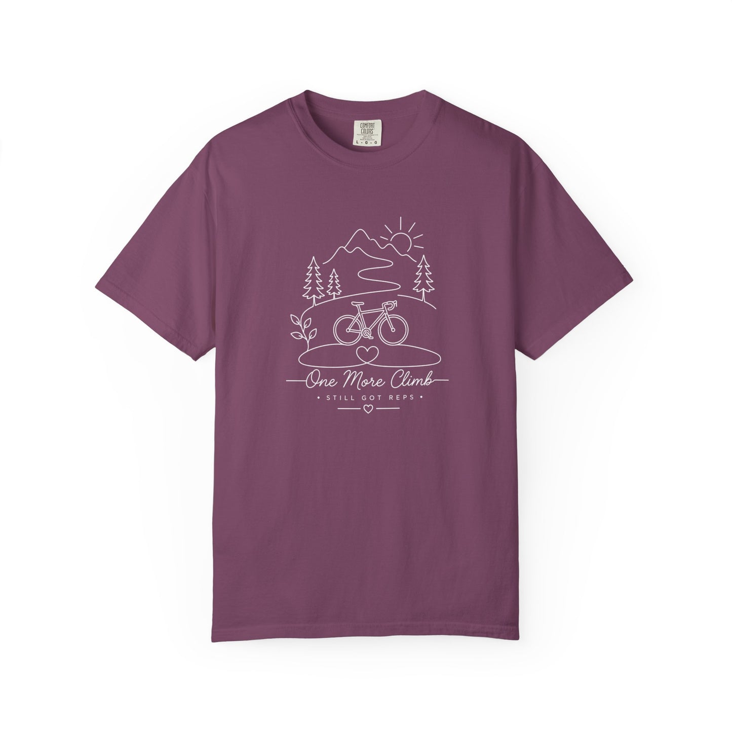 Adventure Series, Bike Mountain Tee - "One More Climb" Adventure Cycling T-Shirt