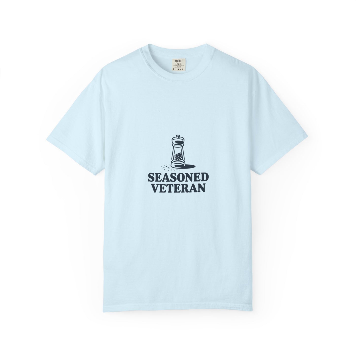 Seasoned Veteran T-Shirt - Veteran Pride Tee with Salt Shaker Graphic
