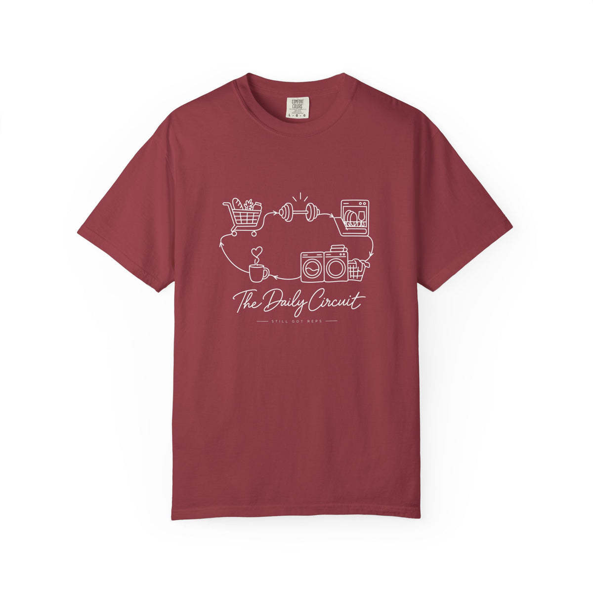 Daily Circuit Household Routine Line Art T-Shirt