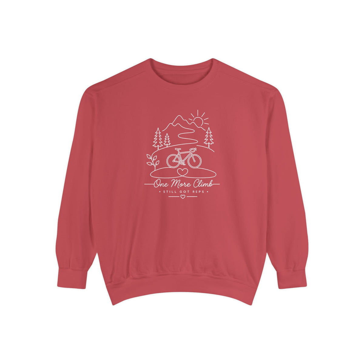 Inspirational Heritage Pullover | One More Climb Graphic Sweatshirt | Active Lifestyle Top