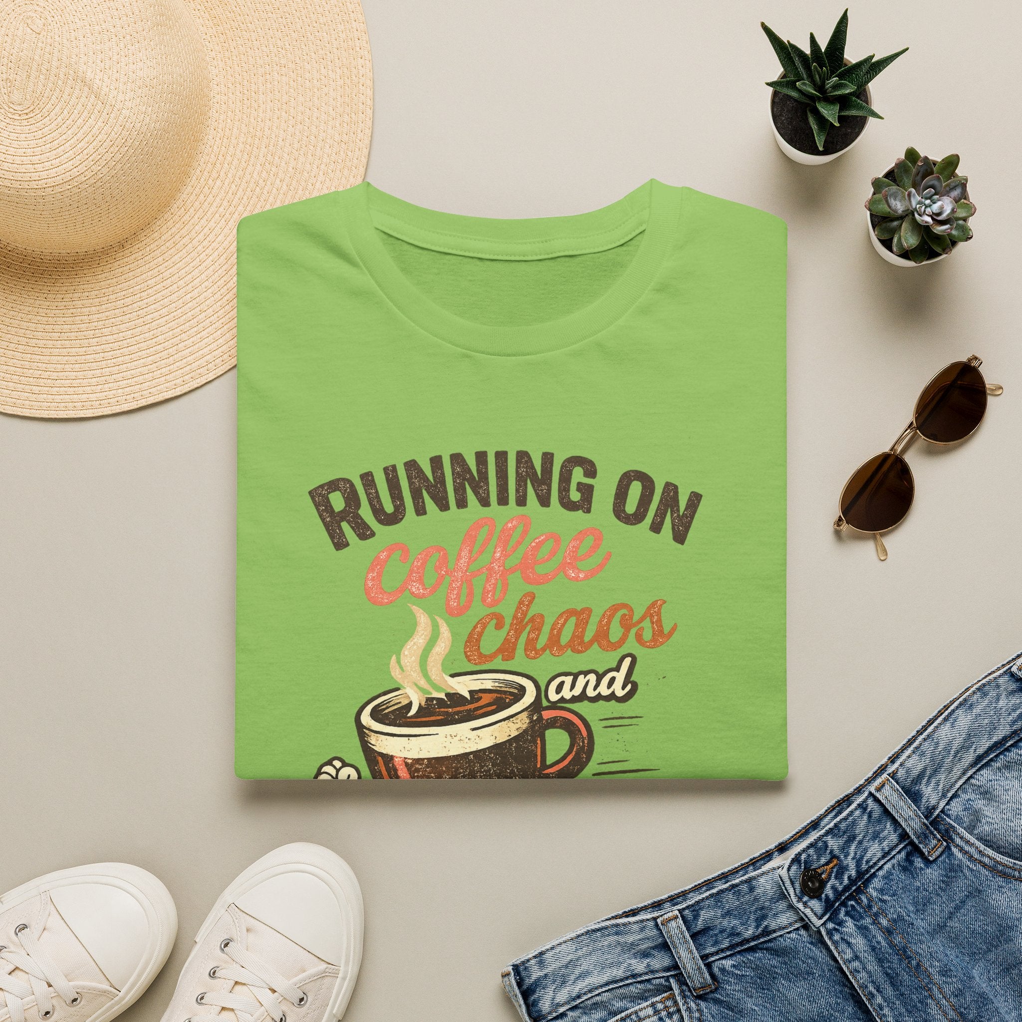 Running on Coffee, Chaos & Cardio T-Shirt