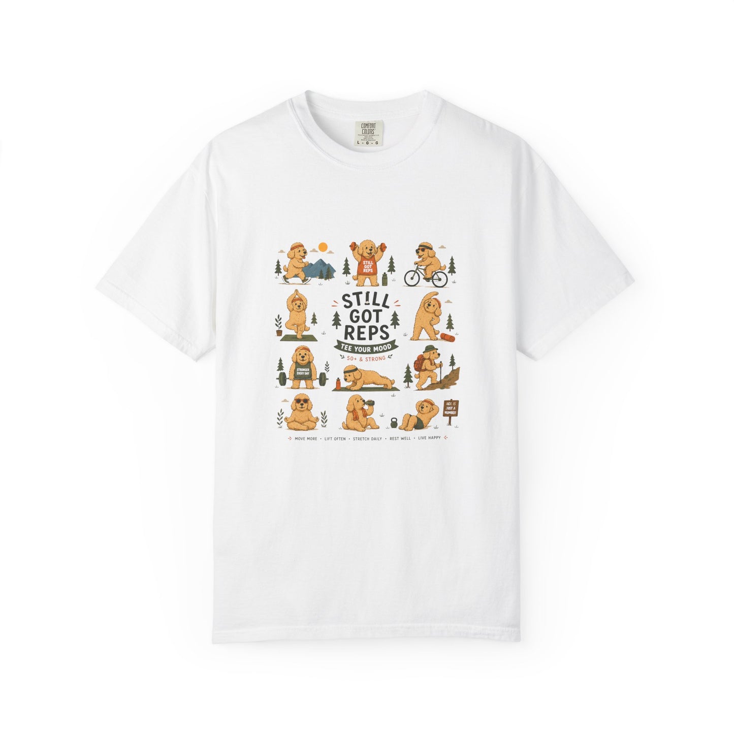Still Got Reps Bear T-Shirt — Funny Workout Camping Graphic Tee