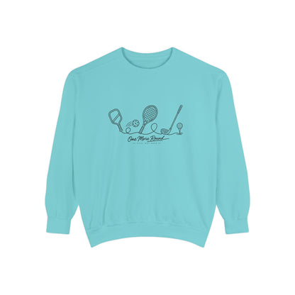 Athletic Longevity Pullover | One More Round Graphic Sweatshirt | Active Aging Top