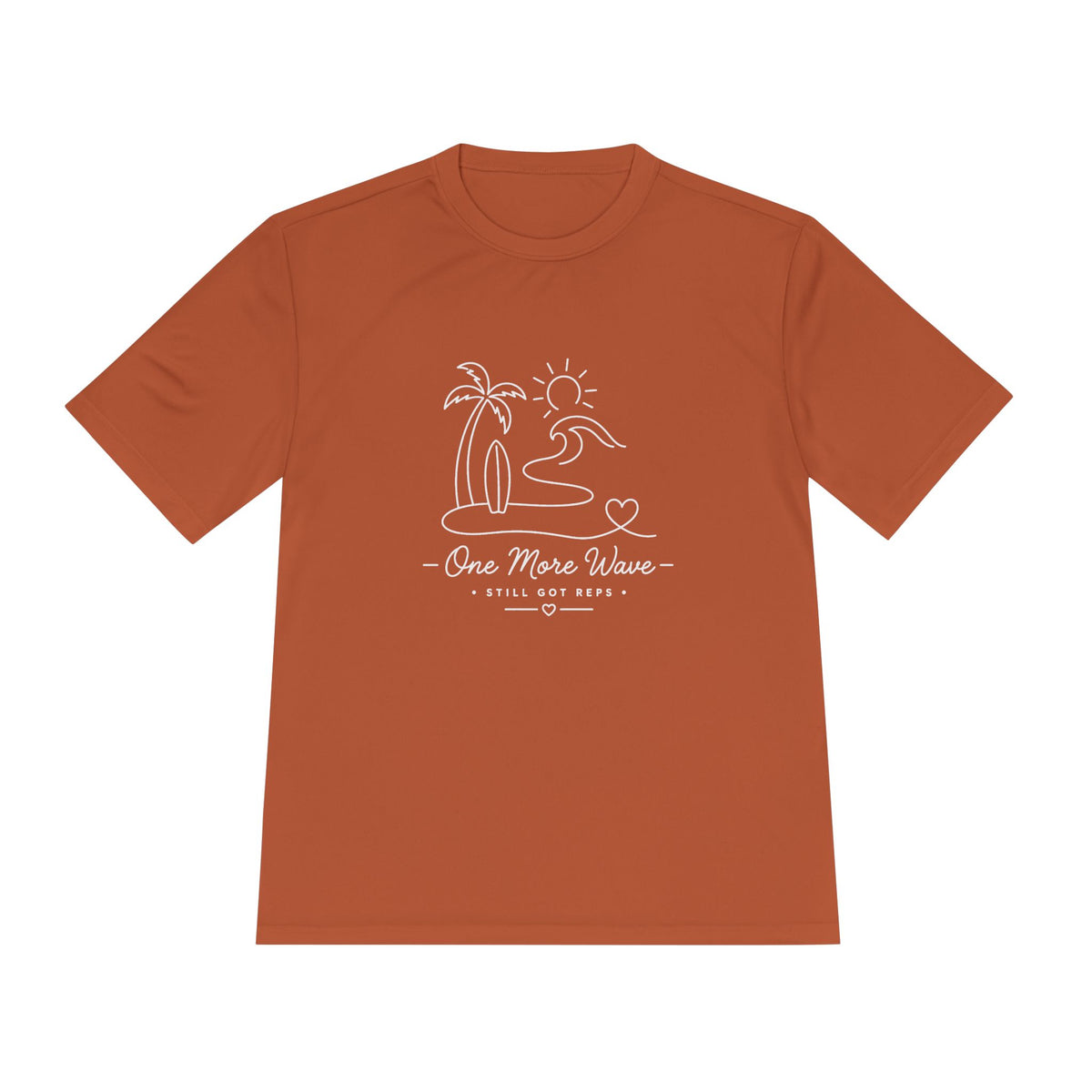 Beach Vibes Line Art Dry Fit T-Shirt