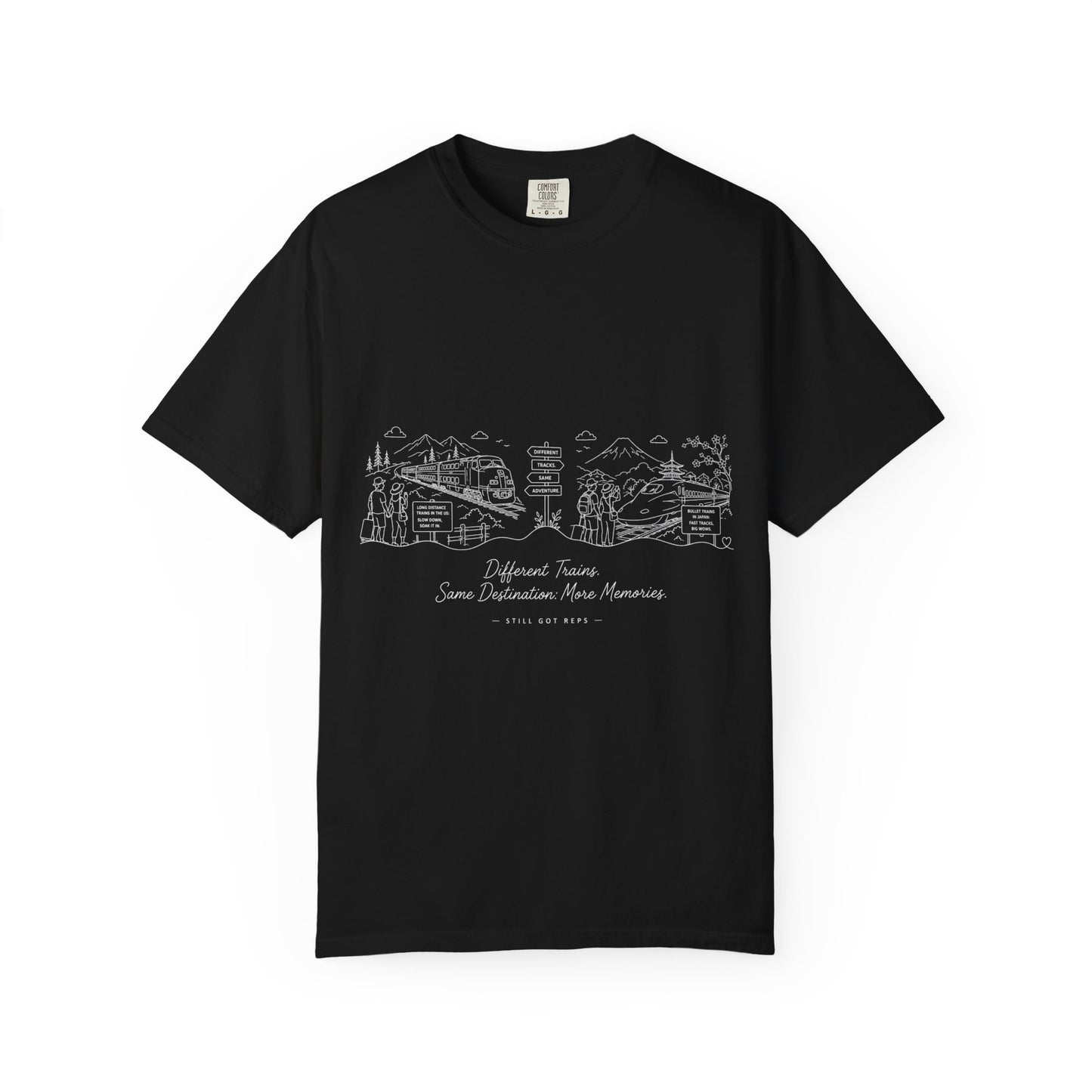 Sketch Map T-Shirt — Appalachian Trail Scenic Trailhead Tee