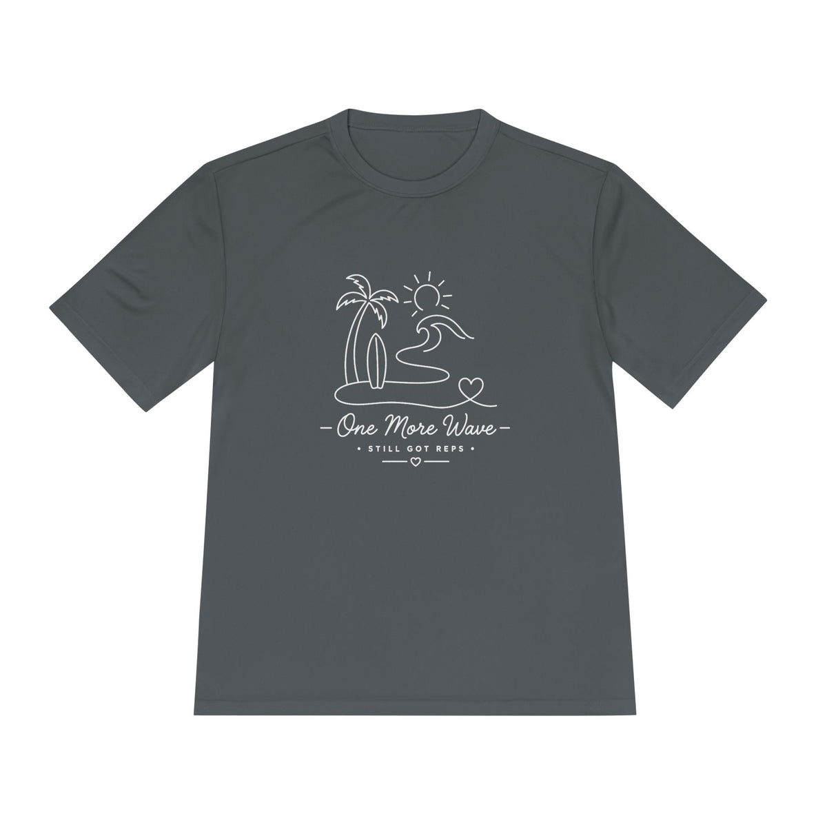Beach Vibes Line Art Dry Fit T-Shirt