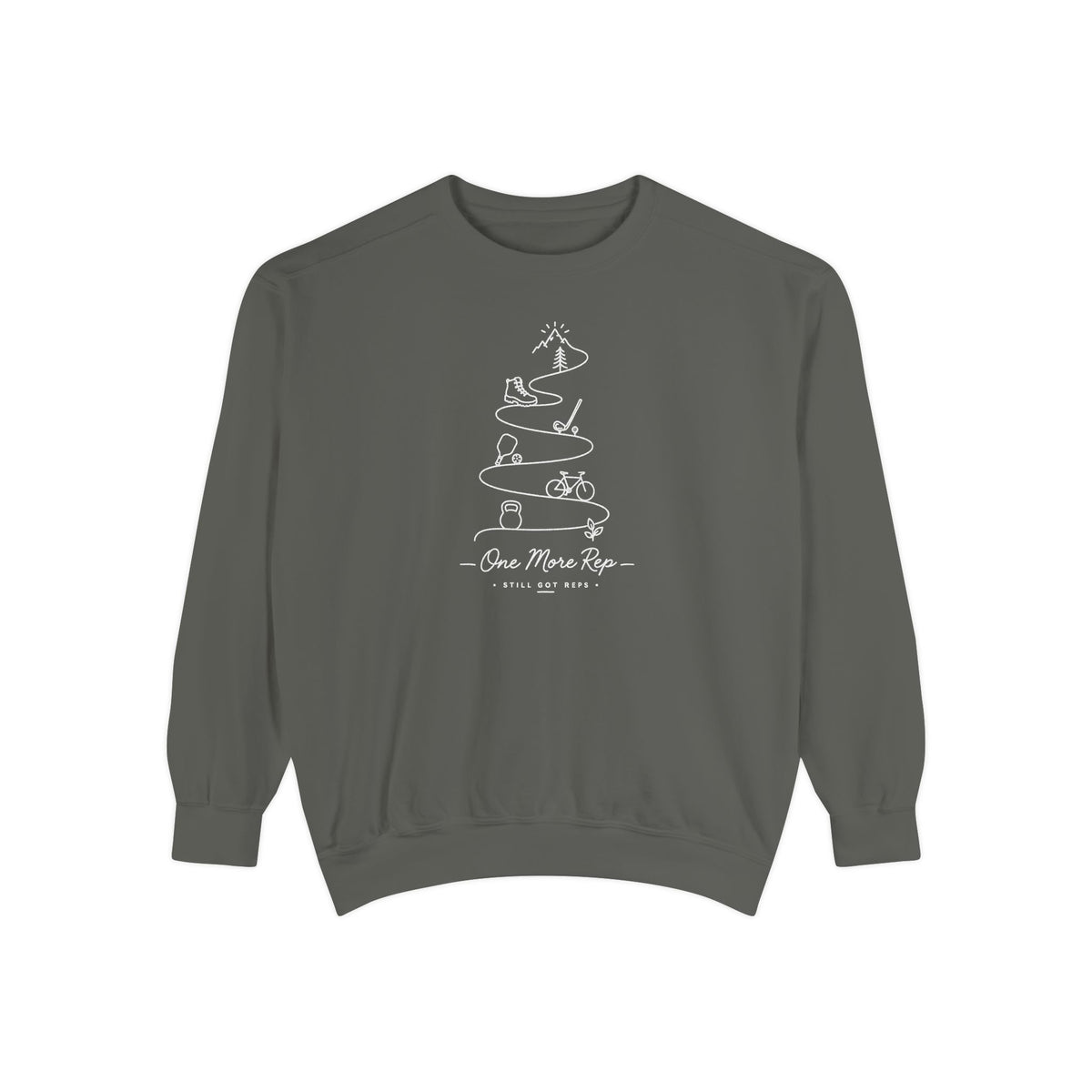 Athletic Longevity Pullover | One More Rep Graphic Sweatshirt | Active Aging Top