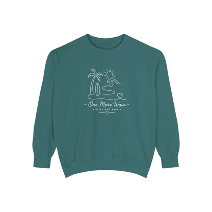Inspirational Heritage Pullover | One More Wave Graphic Sweatshirt | Active Lifestyle Top