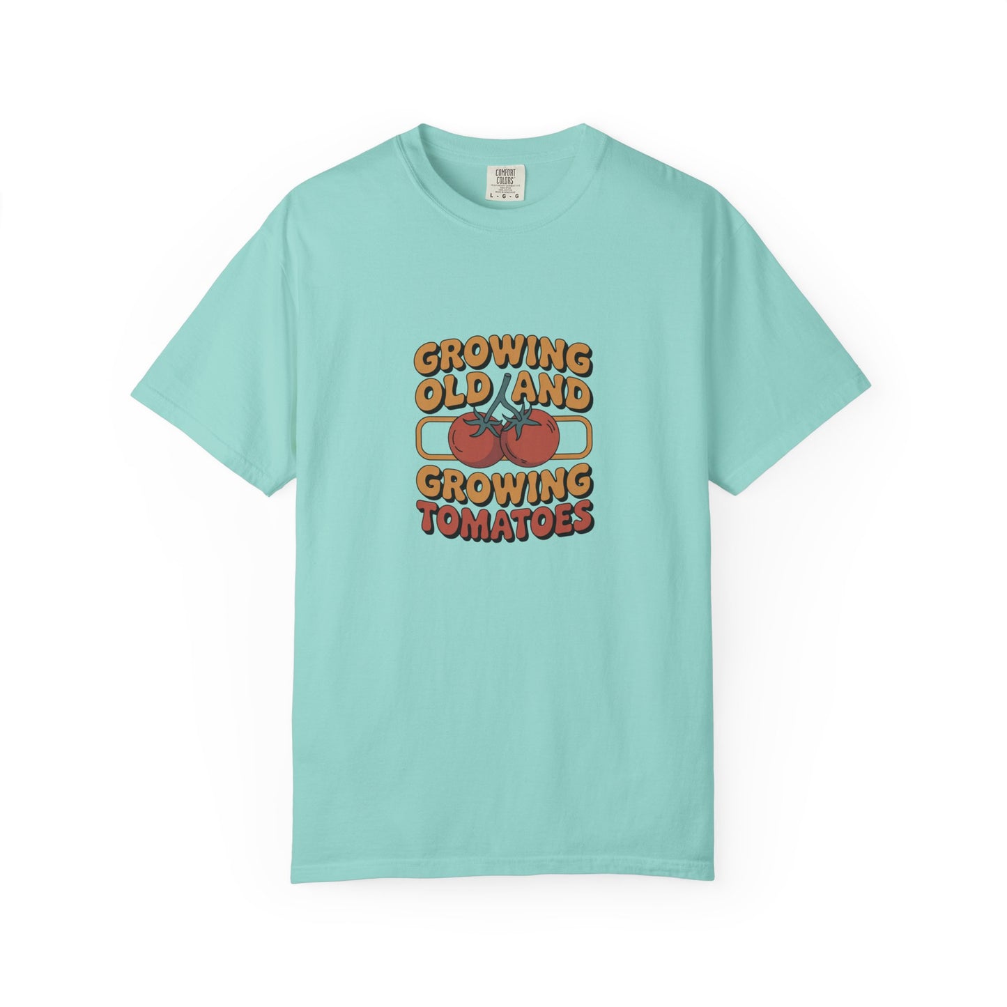 Growing Old and Growing Tomatoes T-Shirt — Vintage Gardeners Tee