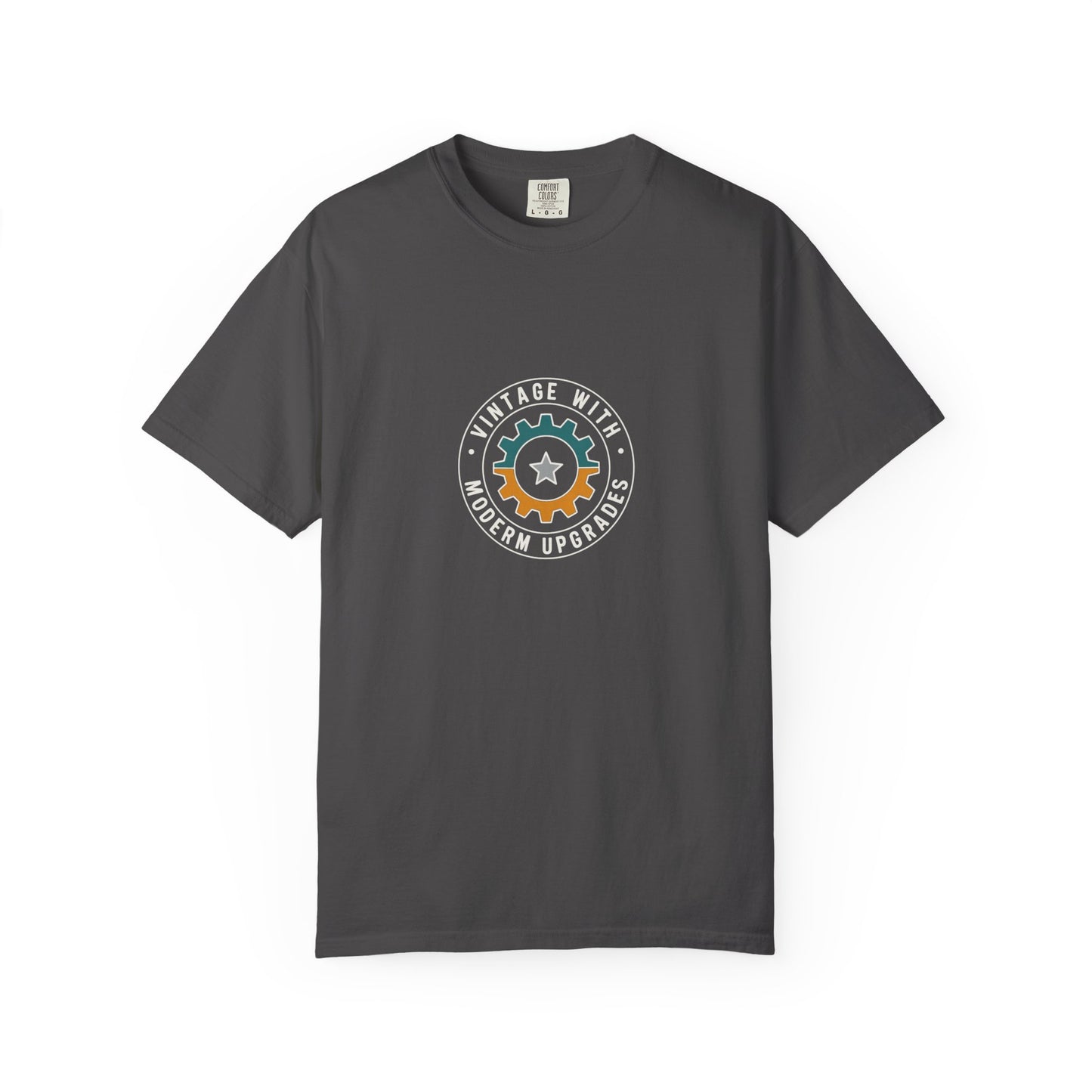 Vintage Gear T-Shirt — "Vintage With Modern Upgrades" Graphic Tee