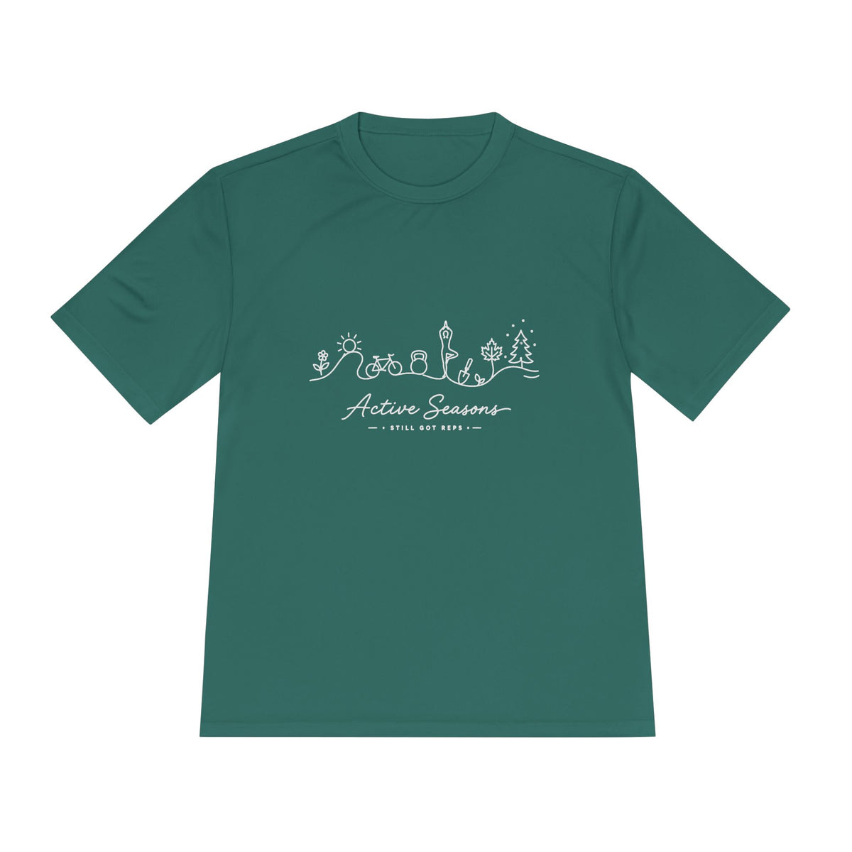 Active Seasons Line Art Dry Fit T-Shirt