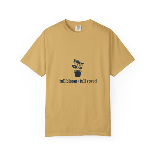 Full Bloom / Full Speed T-Shirt — Plant & Sneaker Graphic Tee