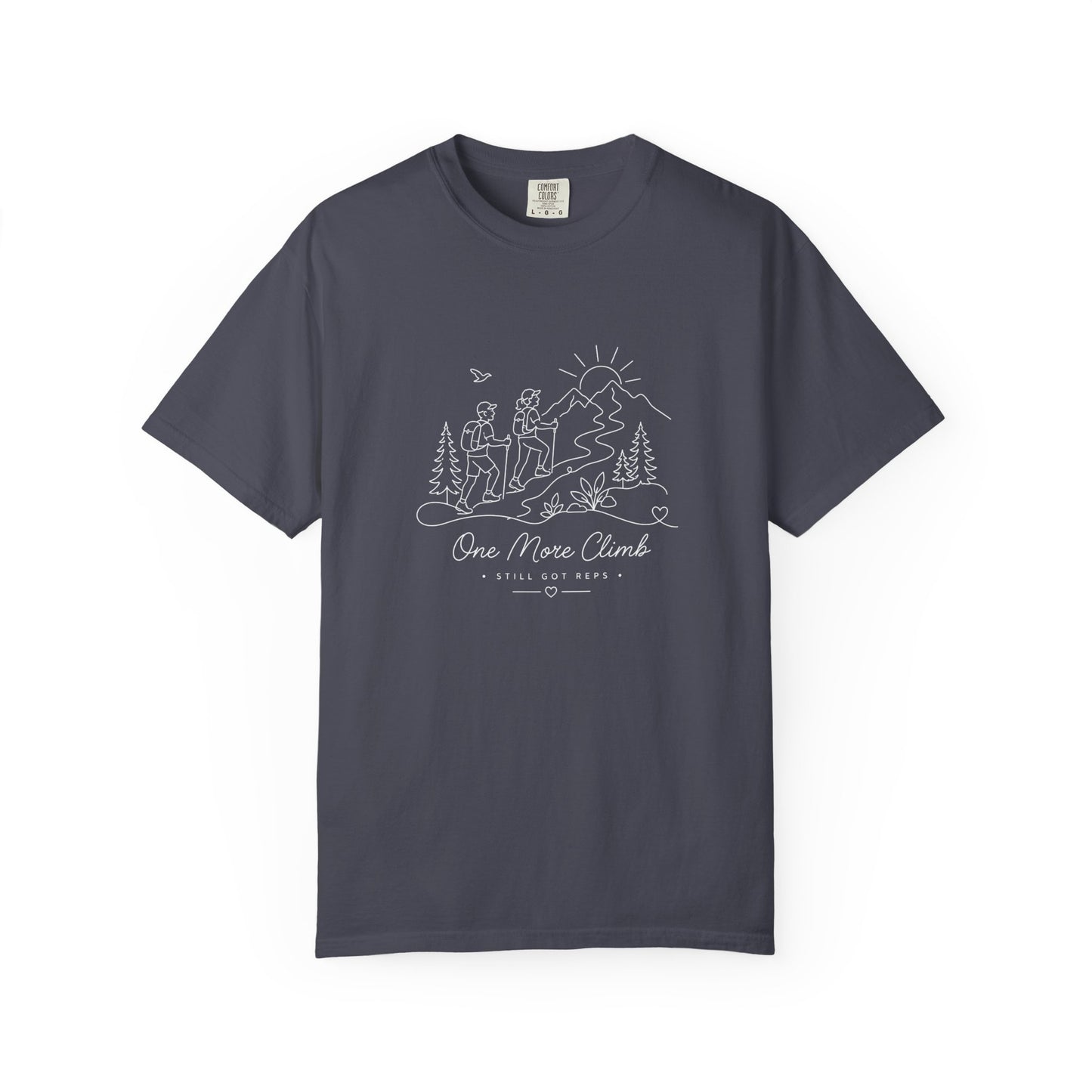 Adventure Series, T-Shirt — Classic Plain White Garment-Dyed Tee