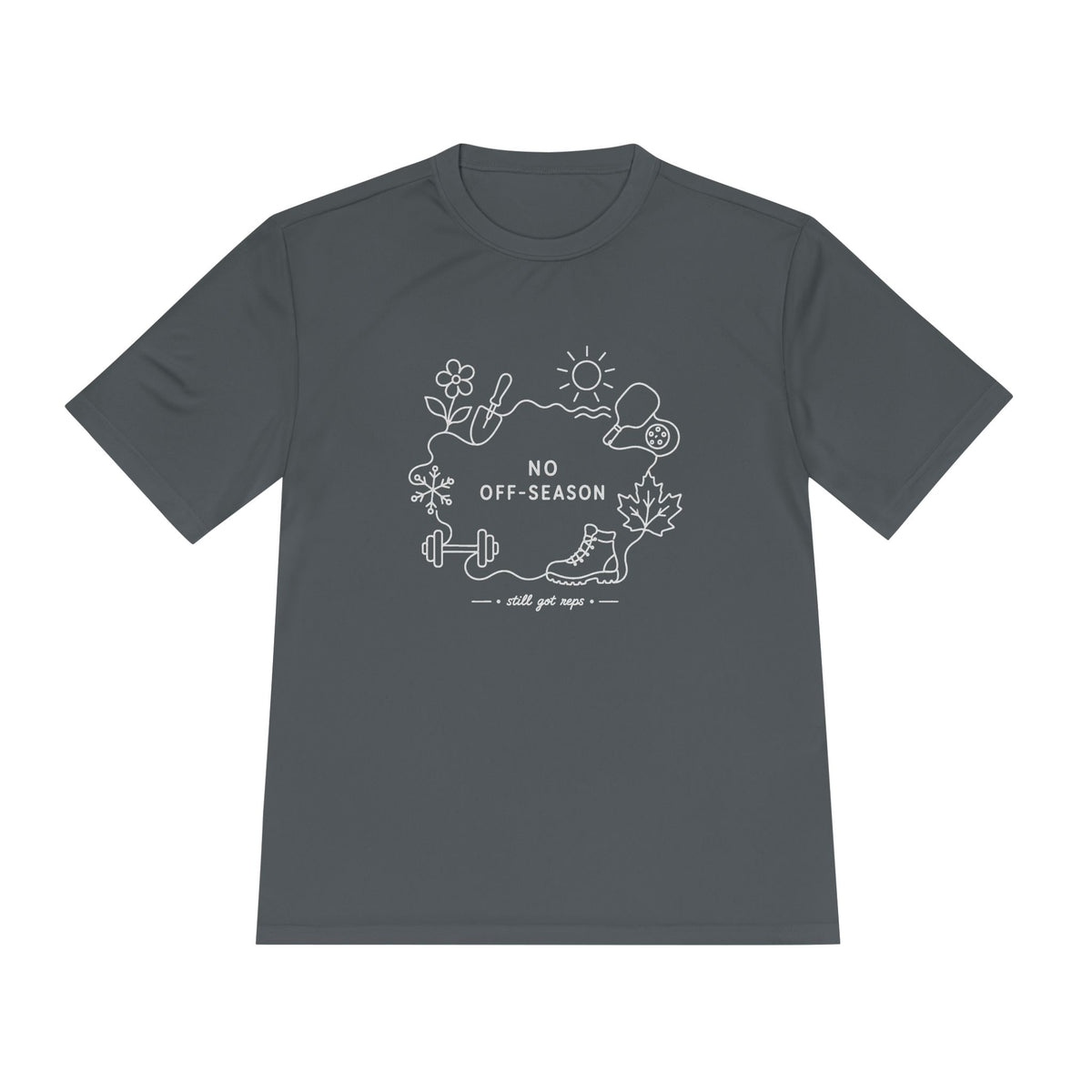 No Off Days Line Art Dry Fit T-Shirt