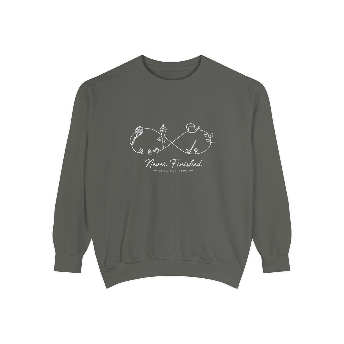 Garment Dyed Heritage Pullover | Active Seasons Graphic Sweatshirt | Active Lifestyle Top