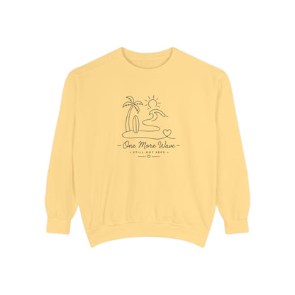 Inspirational Heritage Pullover | One More Wave Graphic Sweatshirt | Active Lifestyle Top