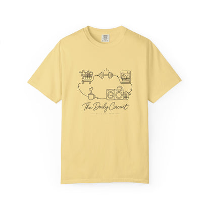 Daily Circuit Household Routine Line Art T-Shirt