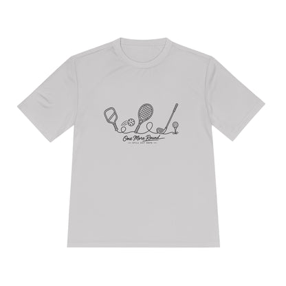 One More Round Line Art Dry Fit T-Shirt