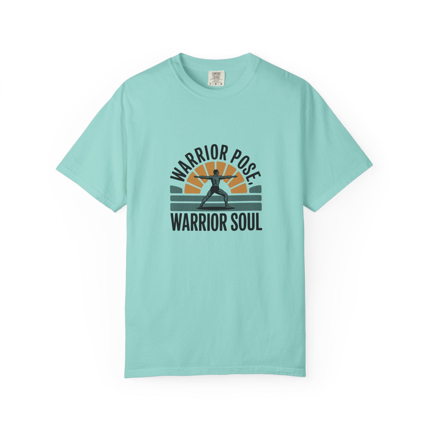 Warrior Pose Warrior Soul T-Shirt — Yoga Sunburst Graphic Tee