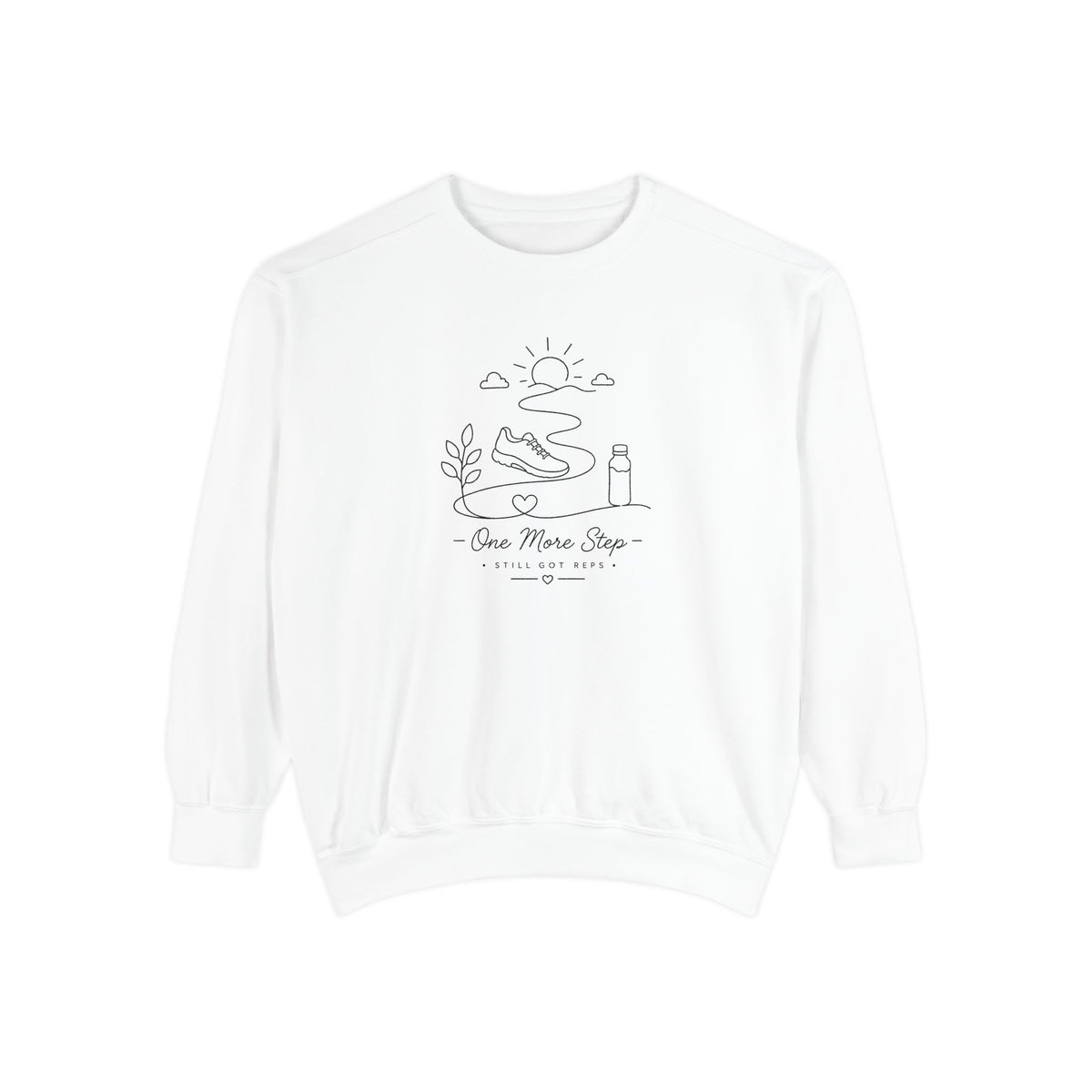 Athletic Longevity Pullover | One More Rep Graphic Sweatshirt | Active Aging Top
