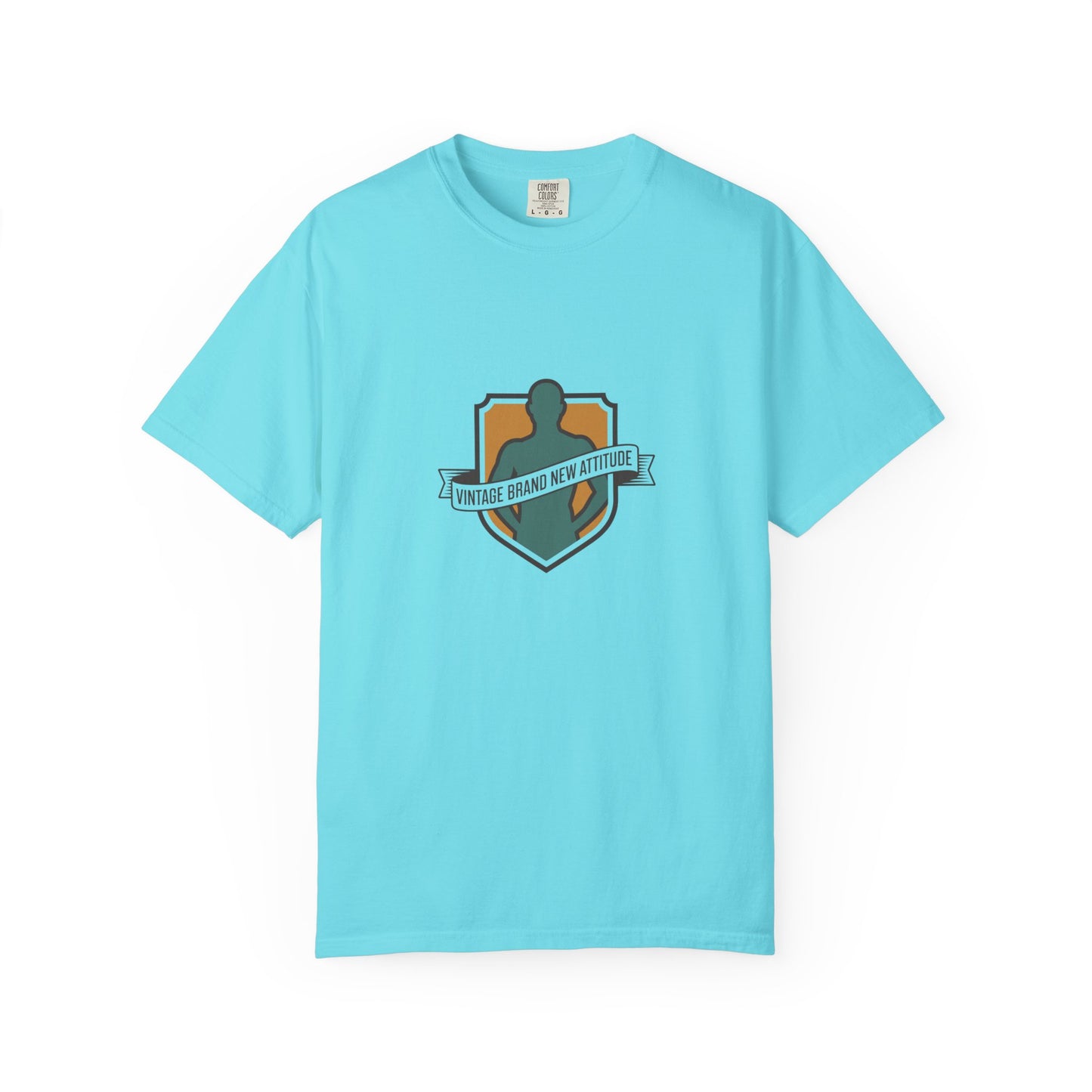 Vintage Guardian Crest T-Shirt — "Vintage Brand New Attitude" Graphic Tee