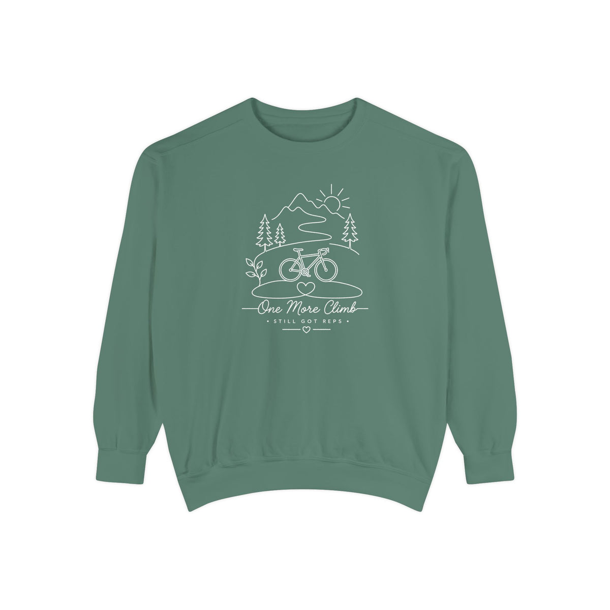 Inspirational Heritage Pullover | One More Climb Graphic Sweatshirt | Active Lifestyle Top