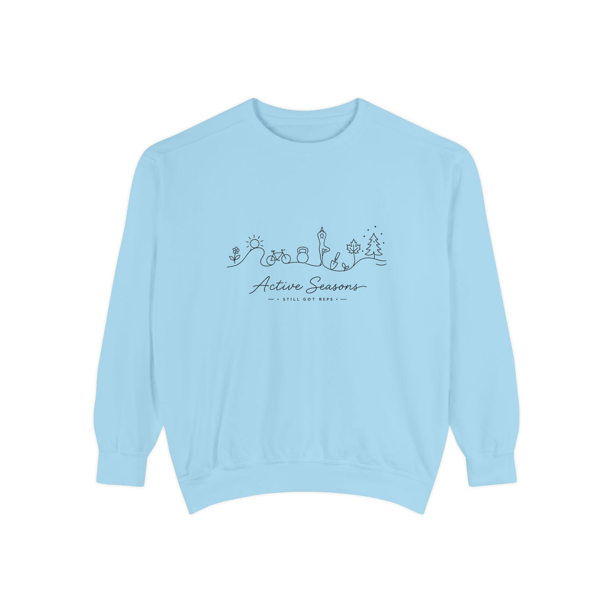 Garment Dyed Heritage T-Shirt | Active Seasons Graphic Tee | Active Lifestyle Top