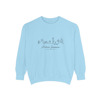 Garment Dyed Heritage T-Shirt | Active Seasons Graphic Tee | Active Lifestyle Top