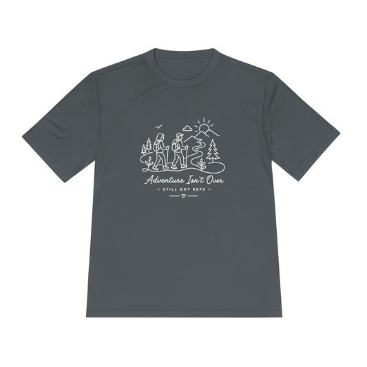 Couples Adventure Line Art Dry Fit T-Shirt