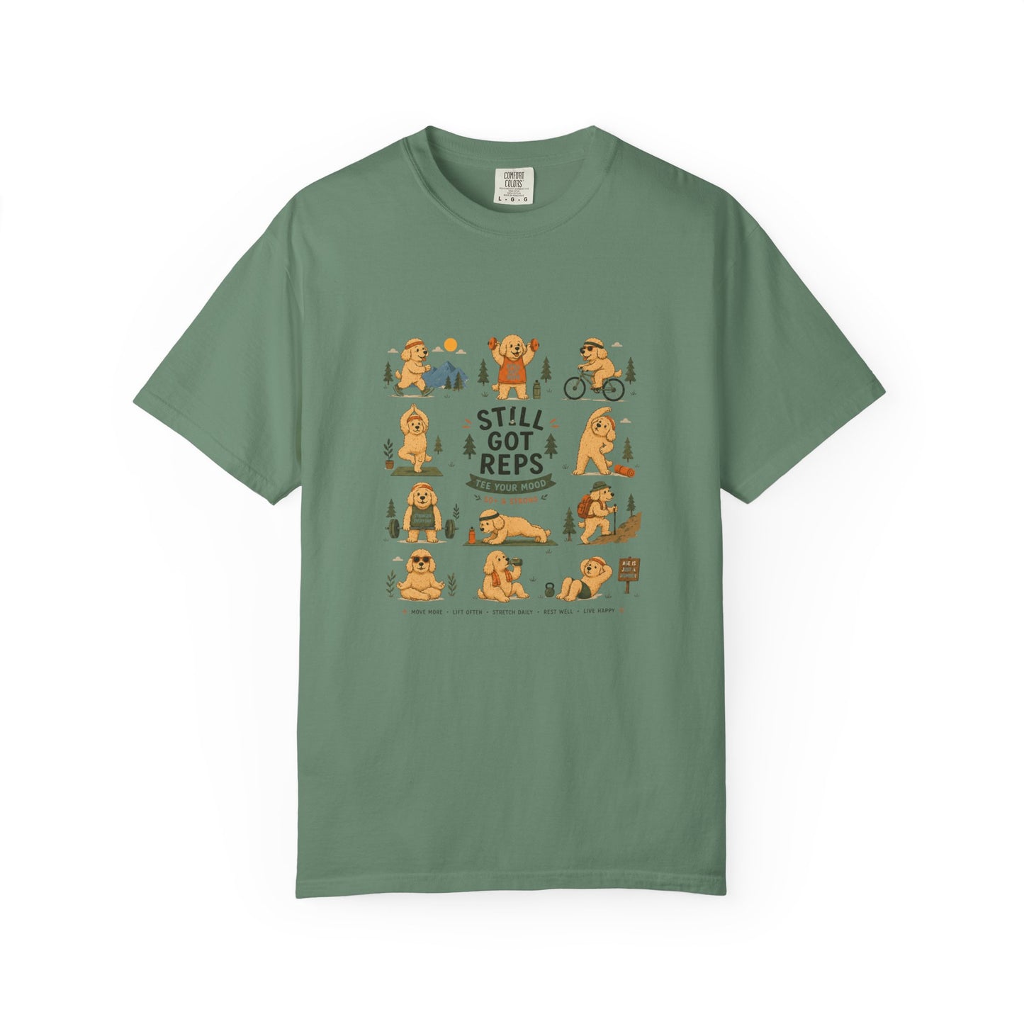Still Got Reps Bear T-Shirt — Funny Workout Camping Graphic Tee