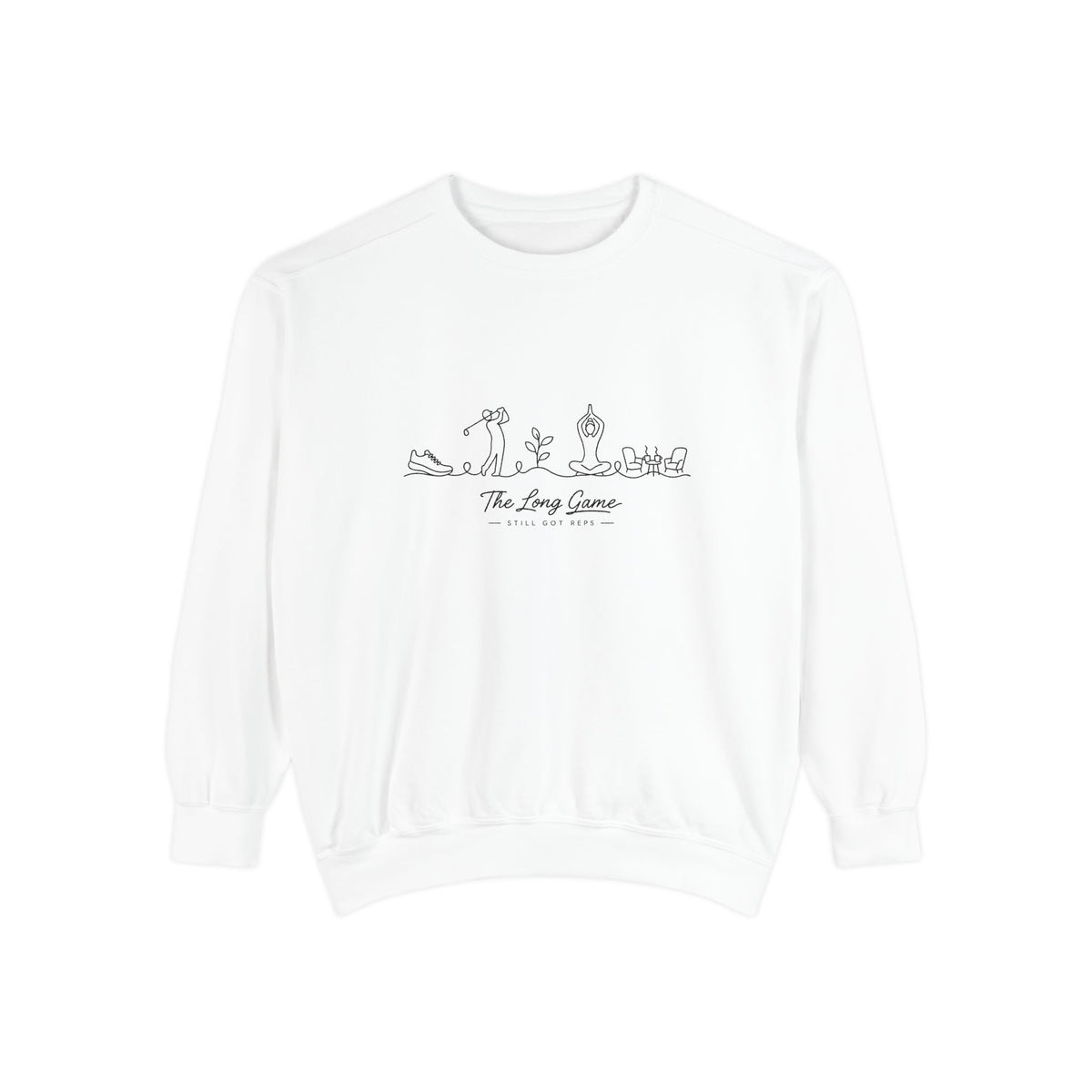 Athletic Longevity Pullover | The Long Game Graphic Sweatshirt | Active Aging Top