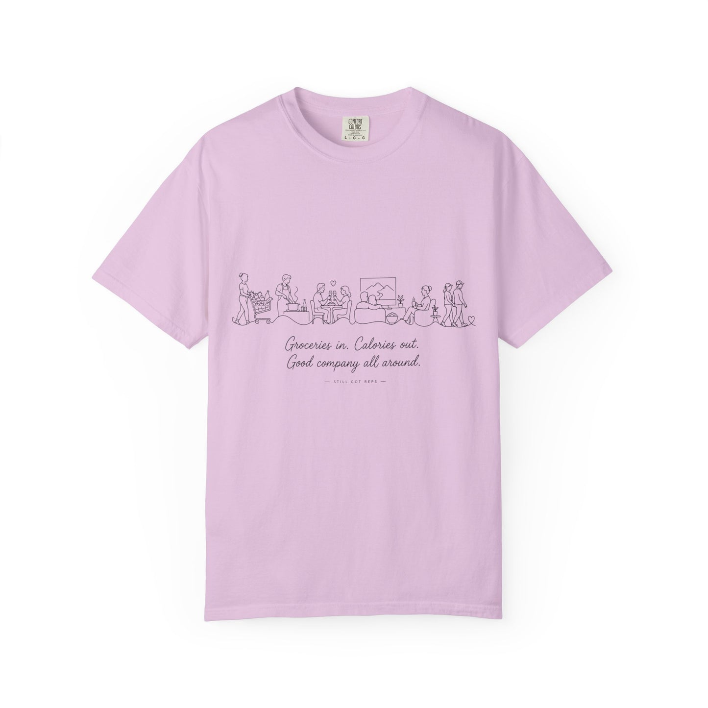 Groceries in Calories Out Good Company All Around T-Shirt