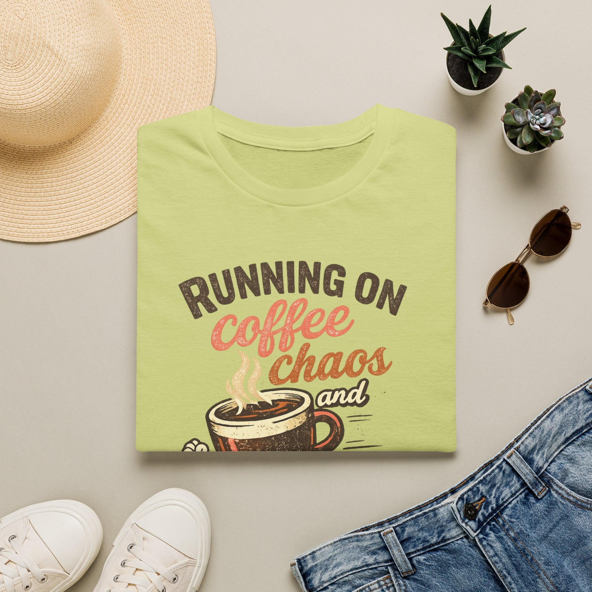 Running on Coffee, Chaos & Cardio T-Shirt