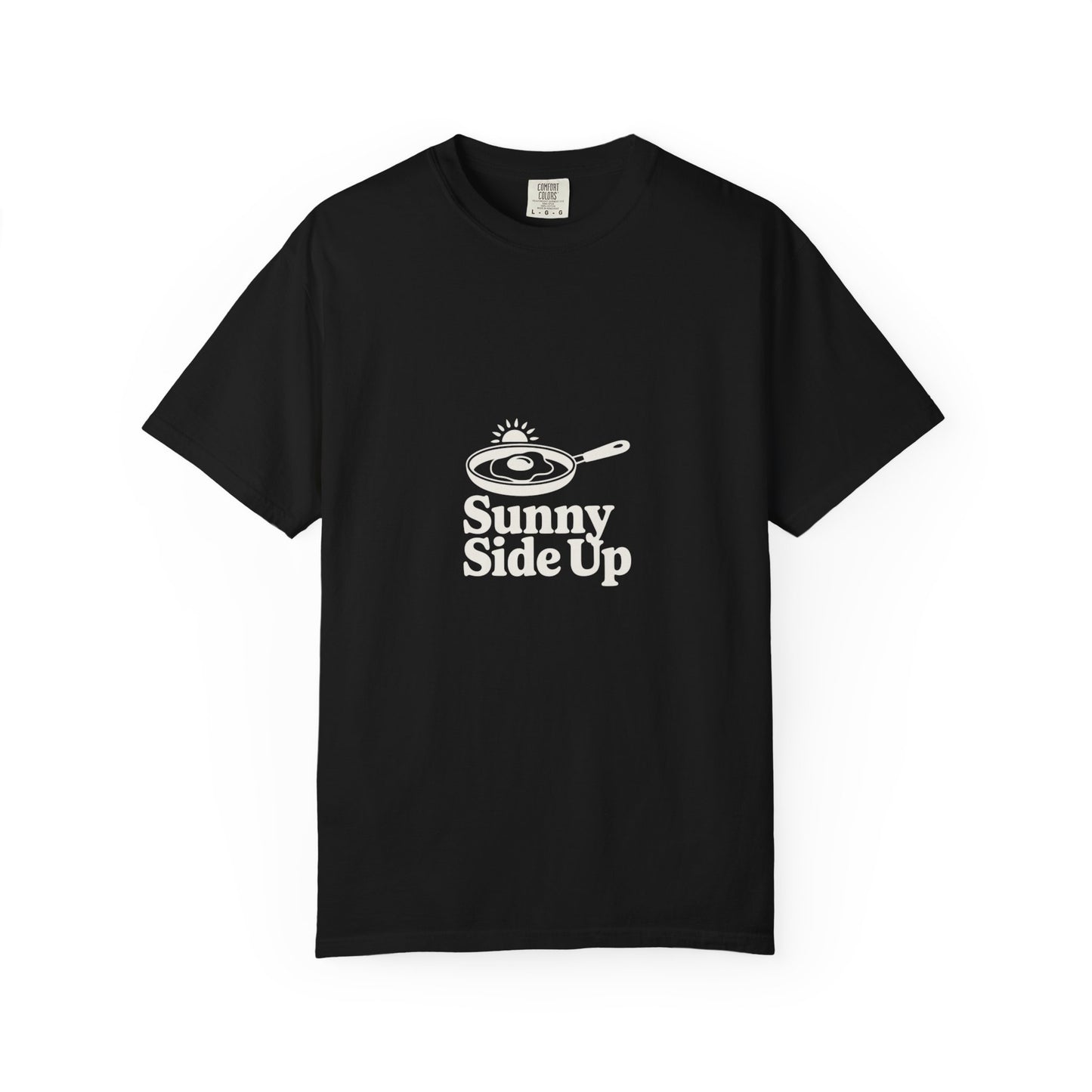 Sunny Side Up T-Shirt — Retro Frying Pan Breakfast Graphic Tee