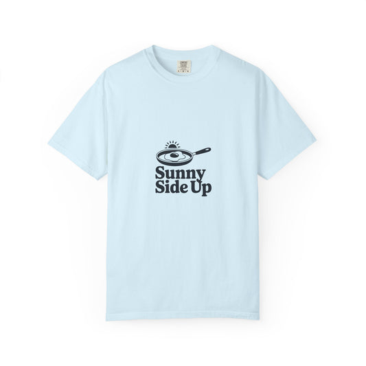 Sunny Side Up T-Shirt — Retro Frying Pan Egg Graphic Tee